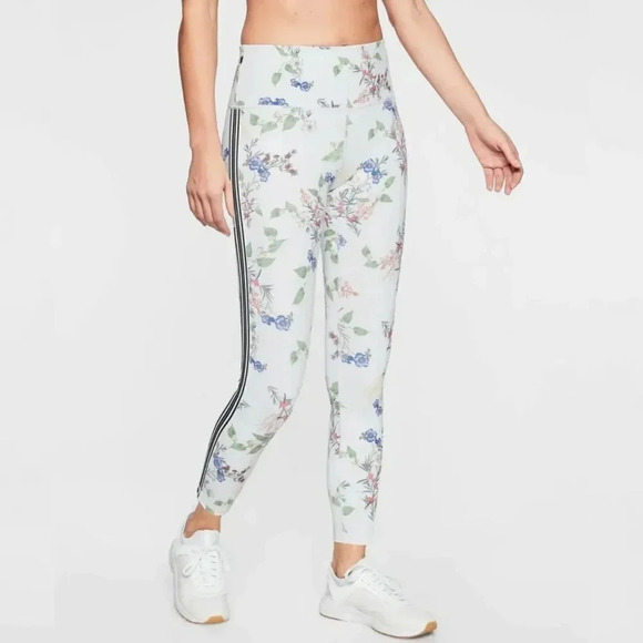 Athleta Contender Blossom 7/8‎ leggings floral - Picture 1 of 11